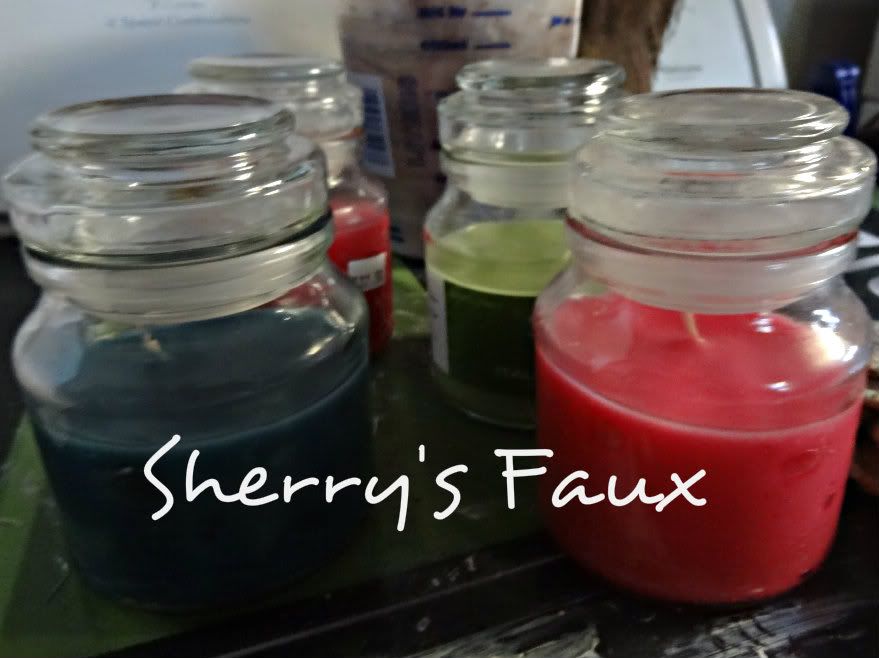 Decorating with CENTS Glass Jar Candles